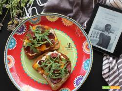 MANGIA CIO` CHE LEGGI 123: tartines con chorizo, chévre e peperoni arrostiti, ispirate da la ragazza che amava Picasso di Camille Aubray