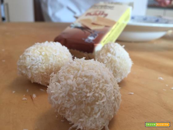 Cioccolatini tipo Raffaello con cocco – Dolci senza Cottura