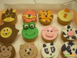 Una raccolta di cupcakes con gli animali di Elisa