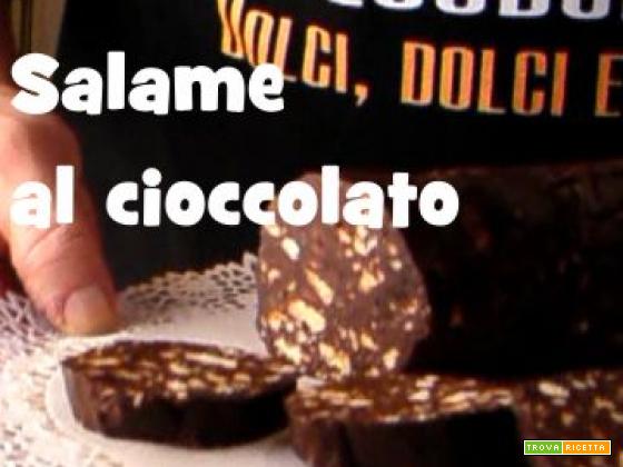 Video ricetta del salame al cioccolato