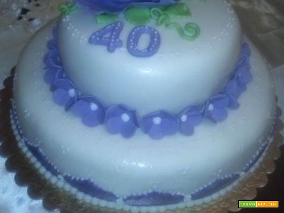 Ricetta torta compleanno 40 anni