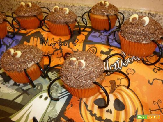 Ricetta Cupcakes Ragno per Halloween