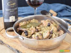 Coniglio alla Ligure in casseruola