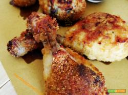 Pollo croccante al forno