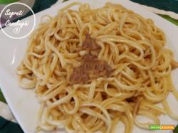 spaghetti aglio olio alici
