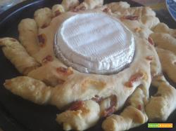 Pan focaccia con camembert