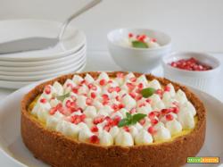 Cheesecake allo zafferano e vaniglia