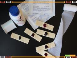 Halloween: cerotti di wafer insanguinati