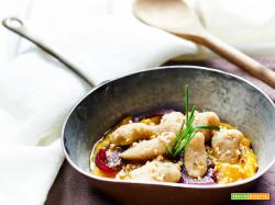 gnocchi di ceci alla zucca e cipolla di Tropea