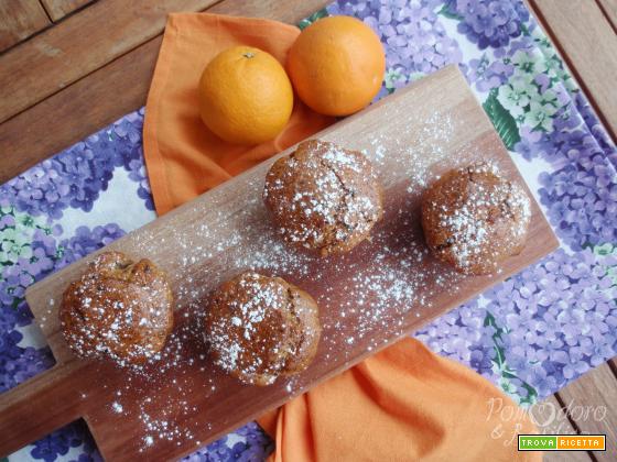 Muffin al grano saraceno e arancia
