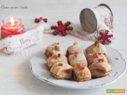 Sfogliette alla ricotta e canditi – biscotti di Natale