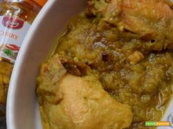 Pollo al curry senza panna