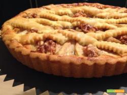 CROSTATA CON PERE E NOCI AL PROSECCO