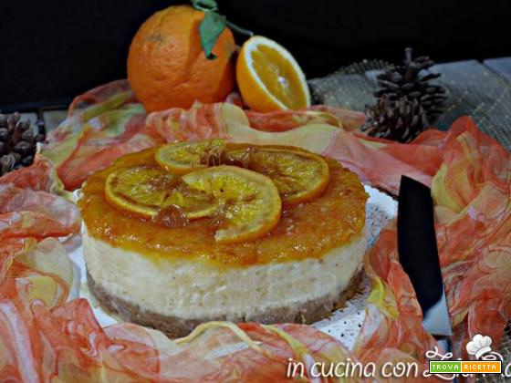 Cheesecake  all’arancia al forno