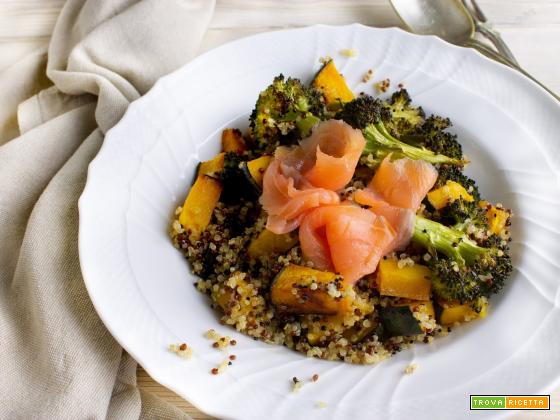 NO dieta SI educazione alimentare: come rimanere in forma tutto l'anno e insalata di Quinoa al forno!