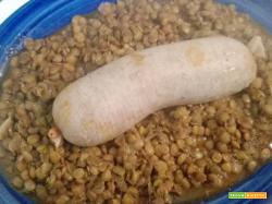 Cotechino fresco con lenticchie
