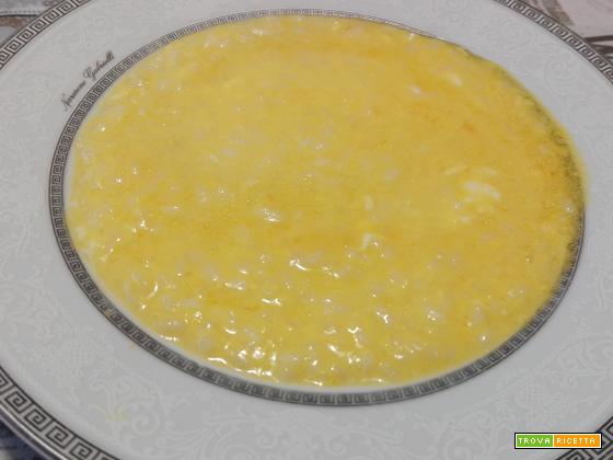 Mnestra imbrageda ovvero riso in brodo con le uova