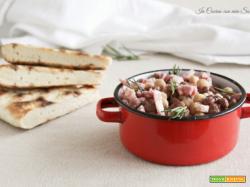 Fagioli e ceci con pancetta – tradizione umbra