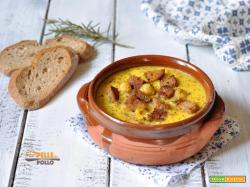 Crema di ceci e patate alla curcuma