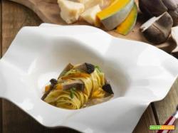 Tagliatelle di ceci con funghi e carciofi : stagionalità a tavola