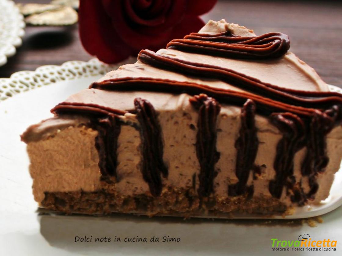 Cheesecake Con Cioccolato Al Latte Ricetta Trovaricetta Com