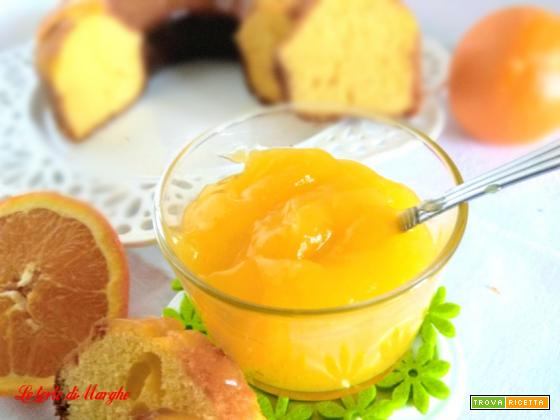 Crema all’arancia Orange curd senza uova e burro