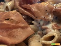 Penne al Farro con Prosciutto Crudo di San Daniele e Formaggio Salato di Pradis