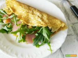 Omelette rucola e salmone
