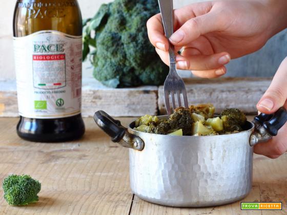 Broccolo affogato, ricetta siciliana.