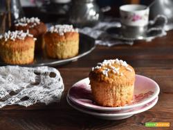 Muffin al cocco e farina di grano saraceno
