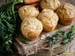 Muffin alle carote e mandorle – senza burro