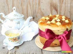 Pan brioche uvetta e crema