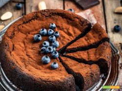 TORTA al CIOCCOLATO e MANDORLE vegan senza glutine senza farina | gluten-free paleo FLOURLESS VEGAN CHOCOLATE CAKE