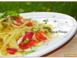 BAVETTE AI PEPERONI E ACCIUGHE