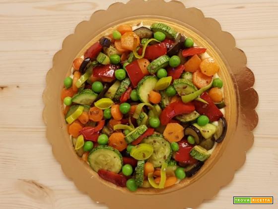 Crostata salata di verdura