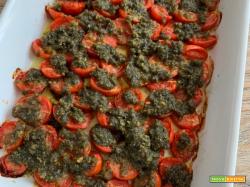 Pomodorini confit al pesto