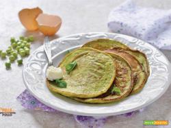 Pancake salati ai piselli