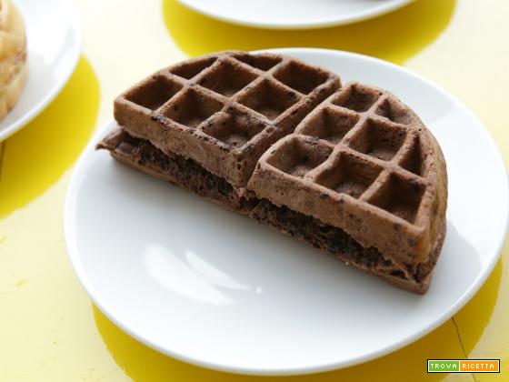 2 ricette per fare i waffle al cacao
