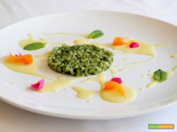 Risotto con foglie di Melissa e Malva
