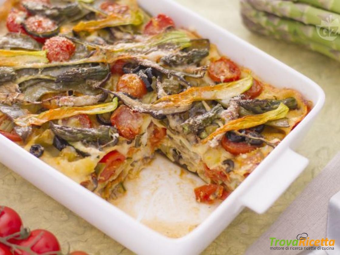 Lasagne arcobaleno con verdure vegan - Ricetta 