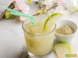 Un drink per l’estate: granita al tè matcha e mela verde