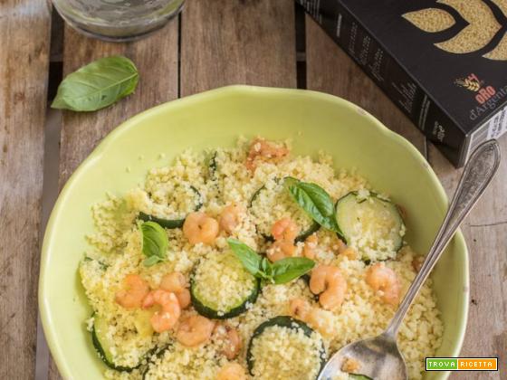 Cous Cous Gamberi E Zucchine Facile E Veloce Ricetta Trovaricetta Com