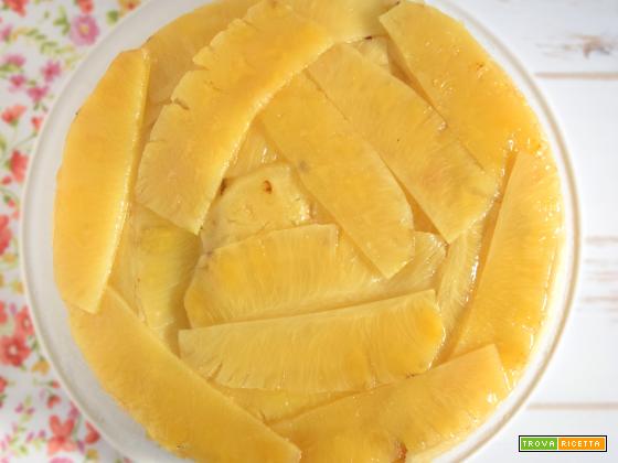 Torta rovesciata ananas e cocco