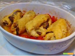 Involtini di pollo e melanzana | cotti in forno