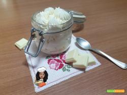 Crema namelaka al cioccolato bianco