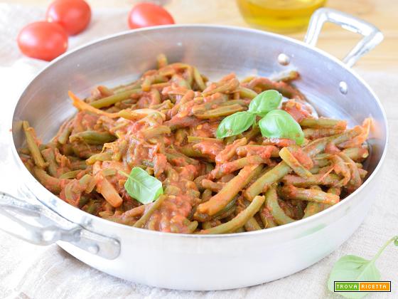 Fagiolini al Pomodoro – ricetta contorno