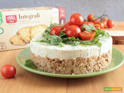 Cheescake Salata con Fette Biscottate VIALL senza glutine