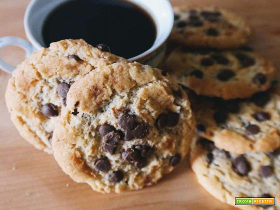 Cookies, biscotti con gocce di cioccolato