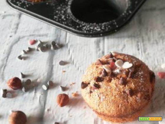 Muffin con farina di quinoa e nocciole