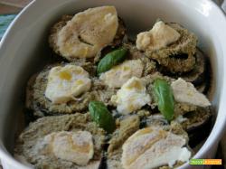 MELANZANE CON PESTO E MOZZARELLA DI BUFALA